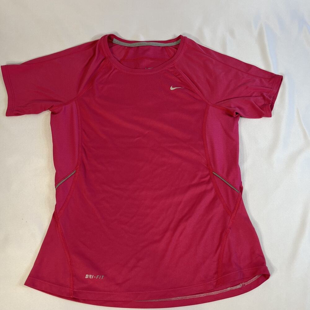 Nike Dri Fit Athletic Tee Women XS Pink